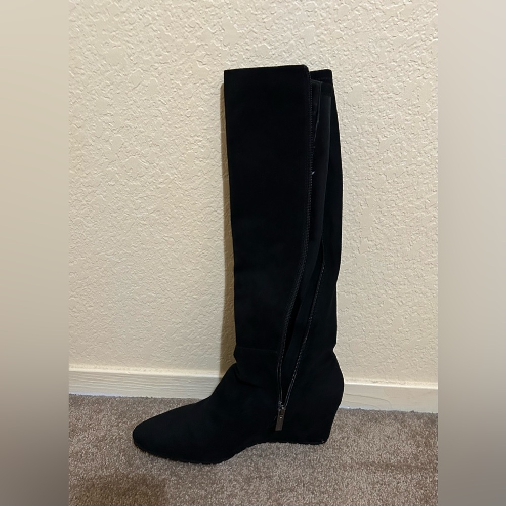 Anne Klein Black wedge Boots